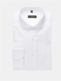Eterna cover shirt (tato kan ikke ses igennem) hvid Slim Fit med ekstra ærmelængde 72 cm.